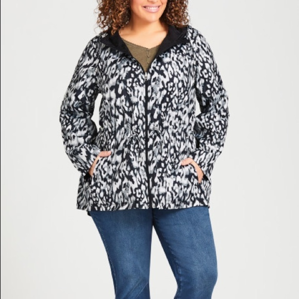 Avenue Plus Size Parka in a Pocket - 22/24